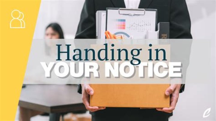 How do you write a letter to hand in your notice at work?