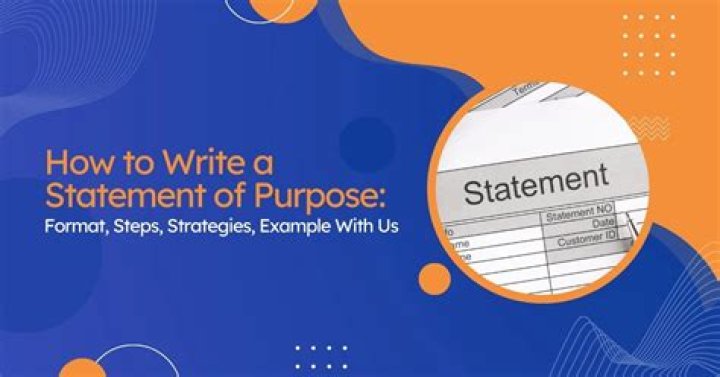 How do you write a purpose statement example?