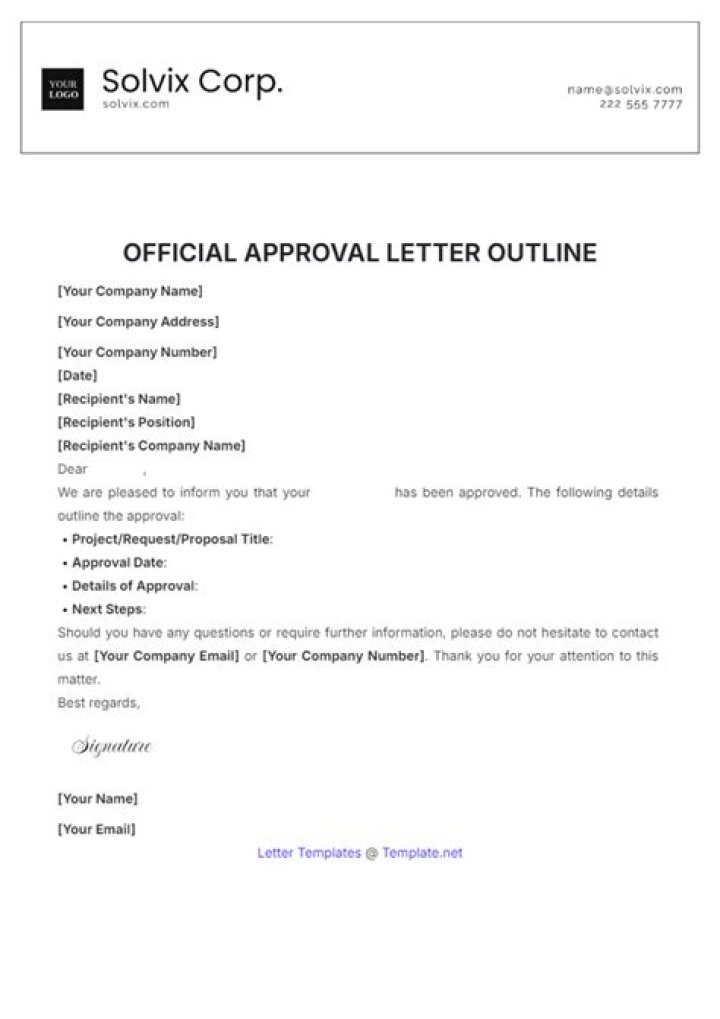 How do you write an approval proposal?
