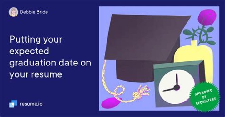 How do you write your expected graduation date?