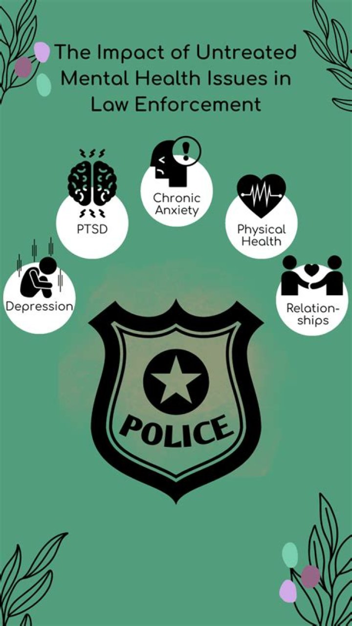 How does law enforcement handle mental health issues?