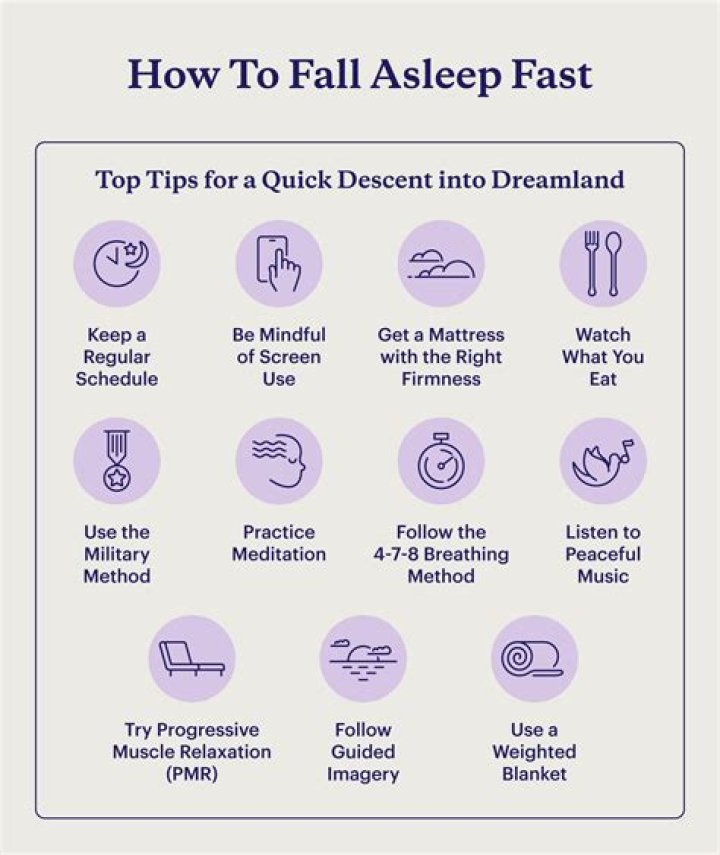 How does the military fall asleep fast?