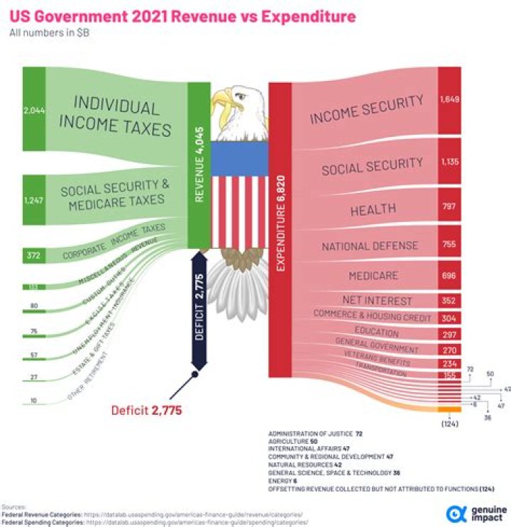 How does the US government raise revenue?