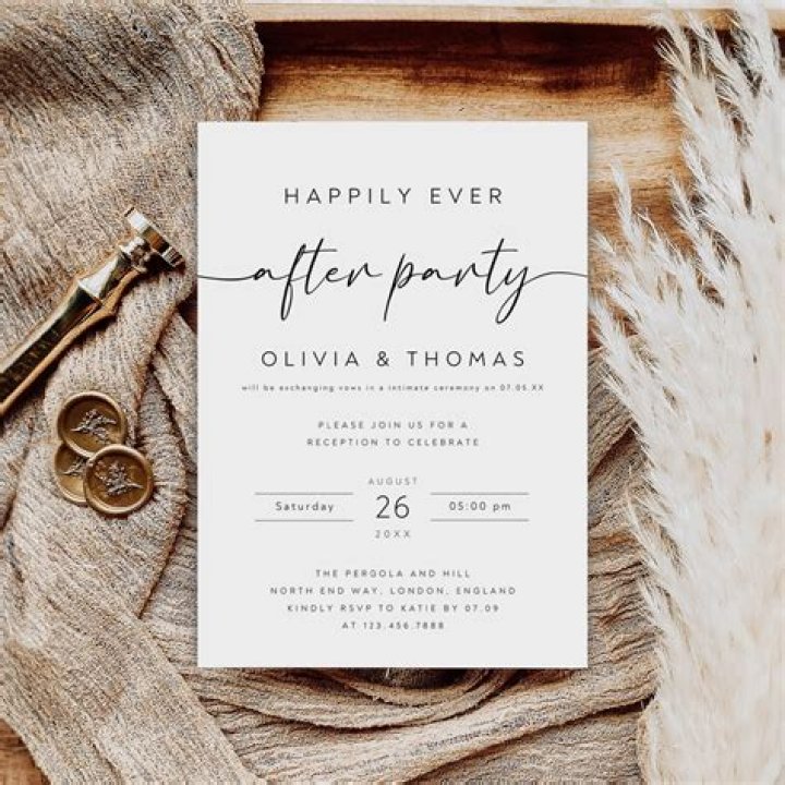 How long after eloping can you have a reception?