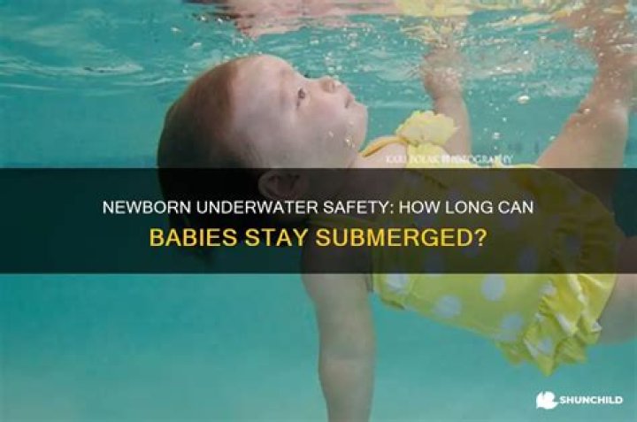How long can a baby stay under water during water birth?