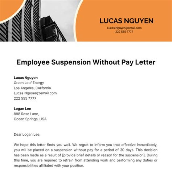How long can you suspend an employee without pay?