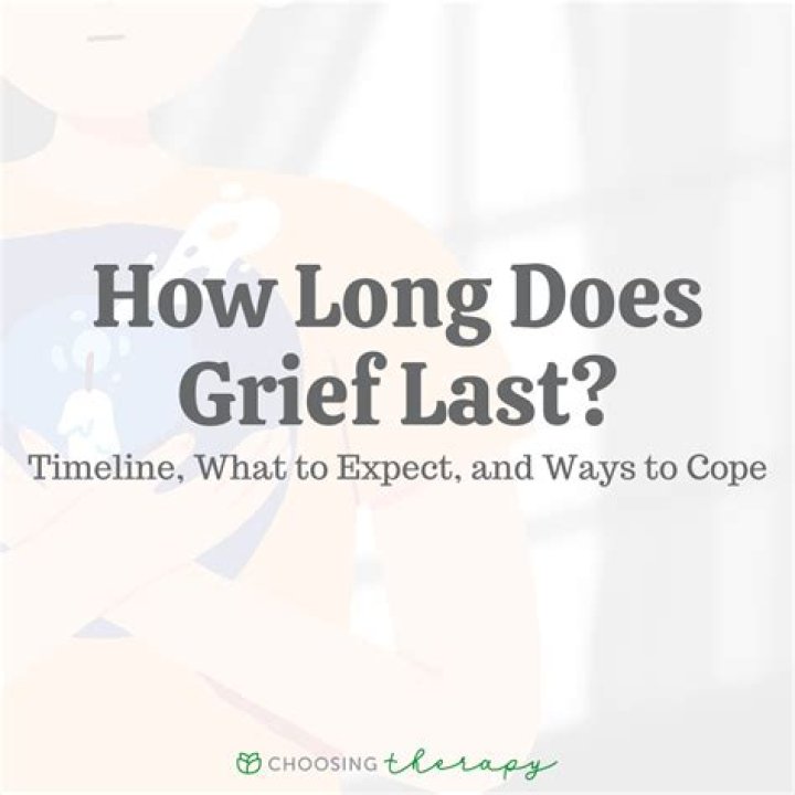 How long does grief of a spouse last?