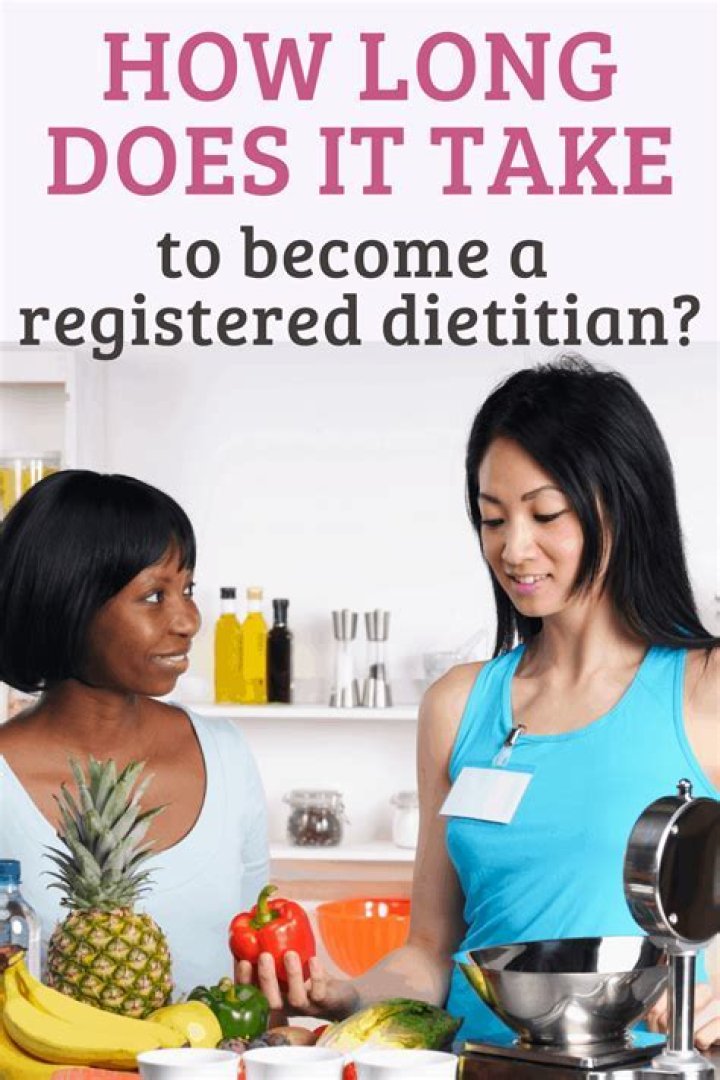 How long does it take to become a registered dietitian?