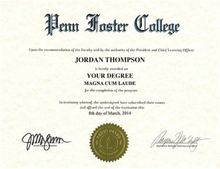 How long does it take to complete a course at Penn Foster?