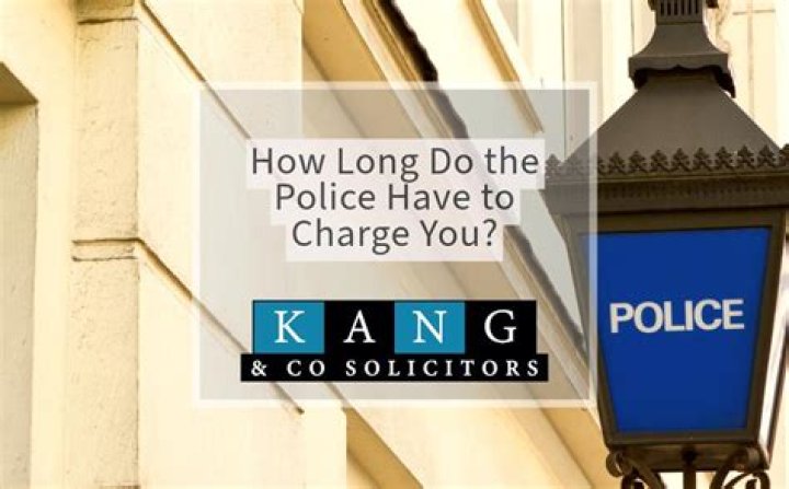 How long have the police got to charge you?