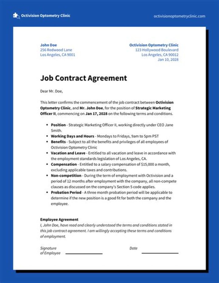 How long is a contract job?