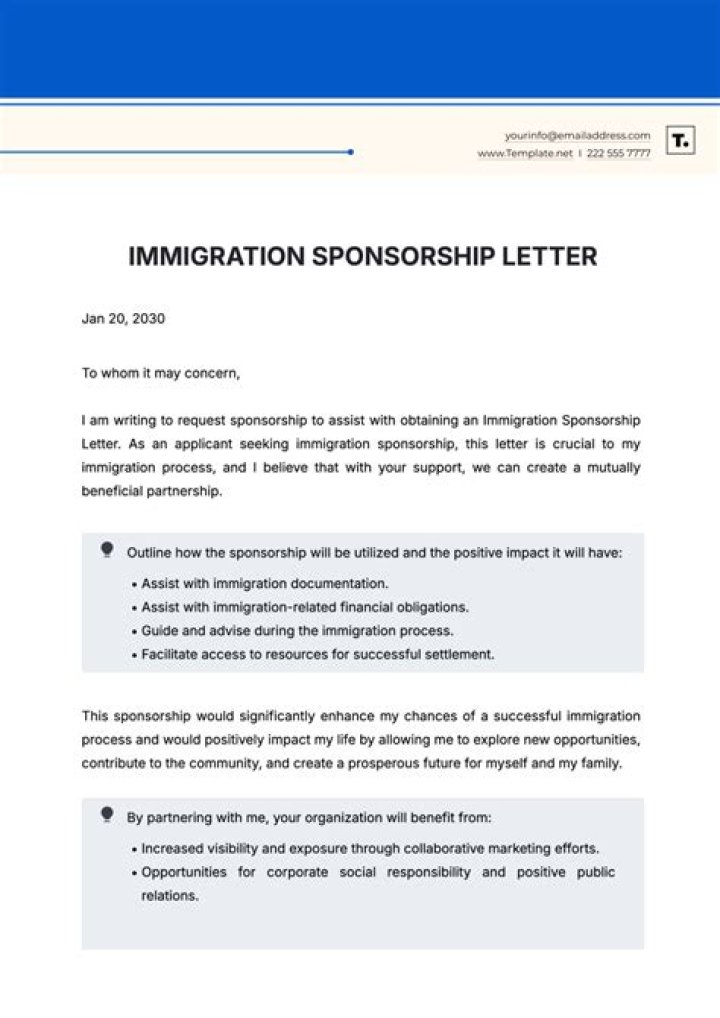 How long is a sponsor financially responsible for an immigrant?