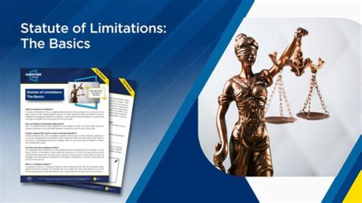 How long is the statute of limitations in USA?