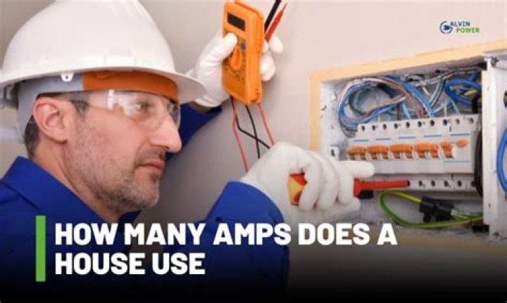 How many amps do most appliances use?