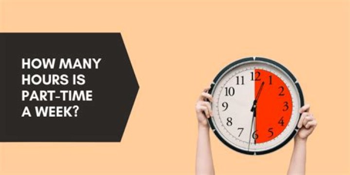 How many hours is max for part time?