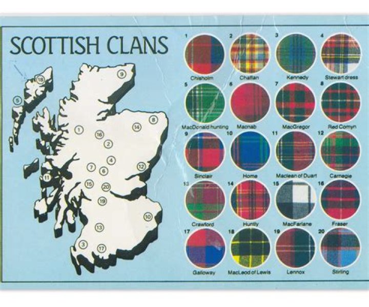 How many Scottish tartans are there?