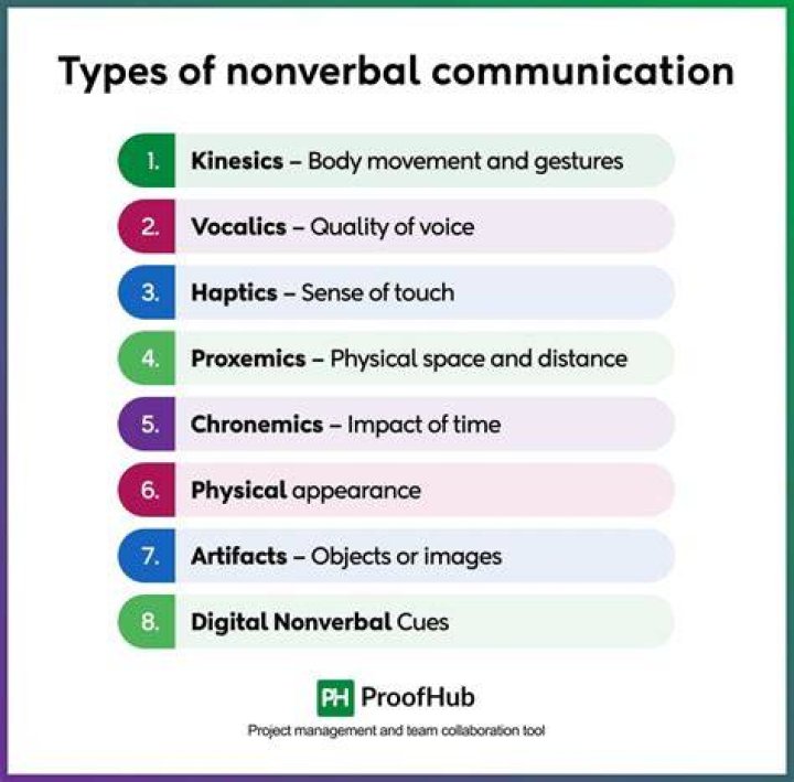 How many types of non-verbal communication are there?
