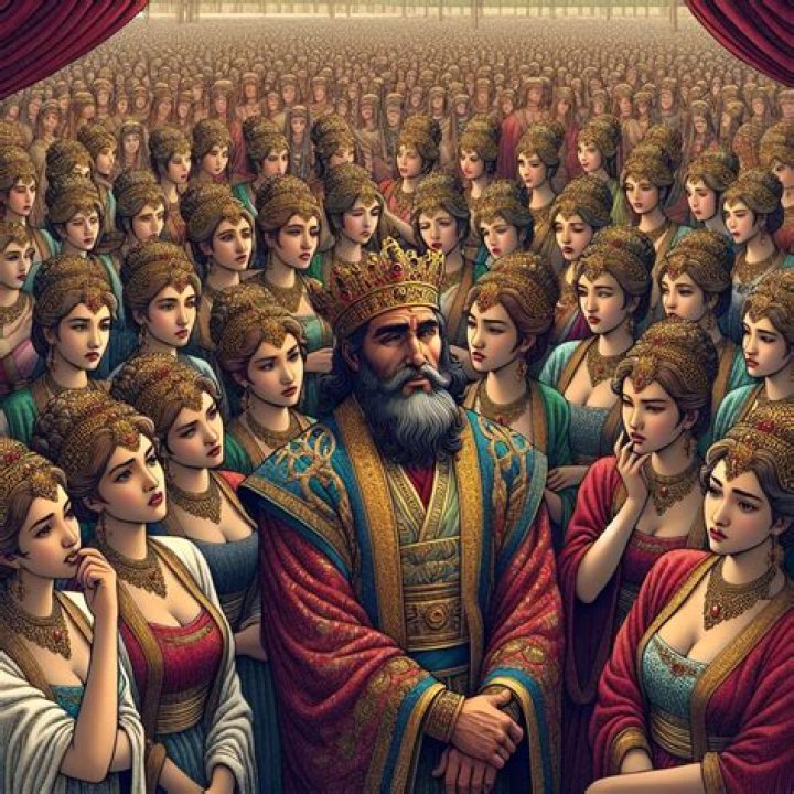 How many wives did Rajput kings have?