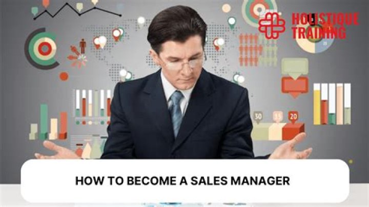How many years does it take to become a sales manager?