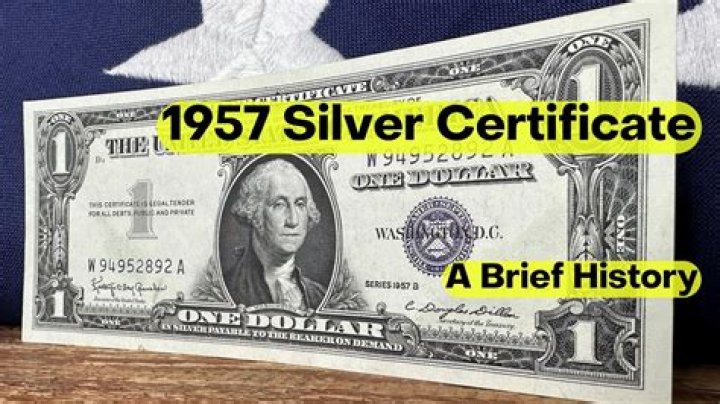 How much are 1957B silver certificates worth?