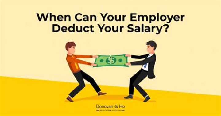 How much can my employer deduct from my wages?