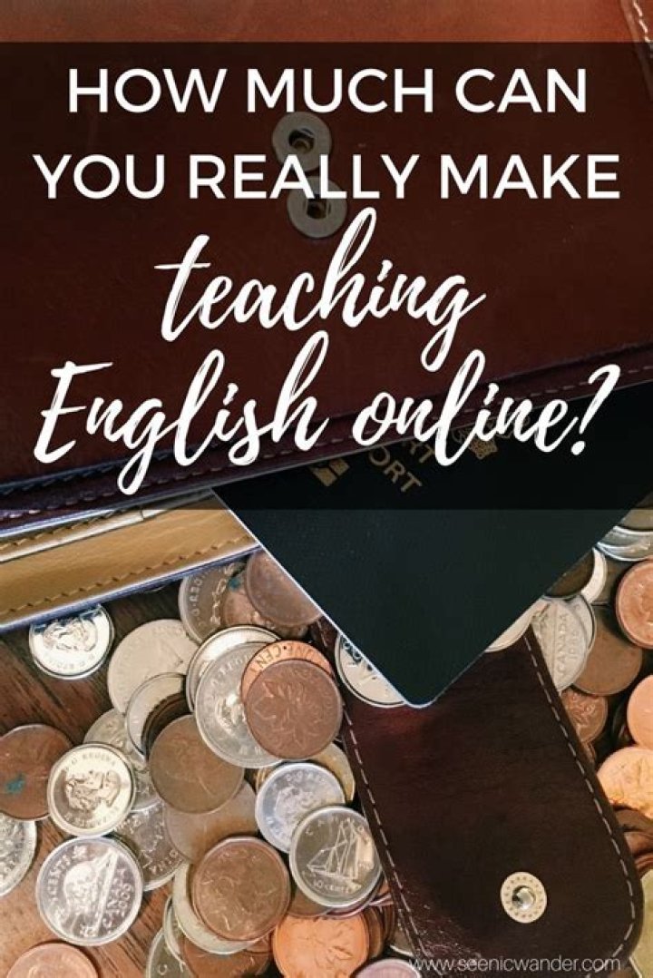 How much can you make teaching English online with TEFL?