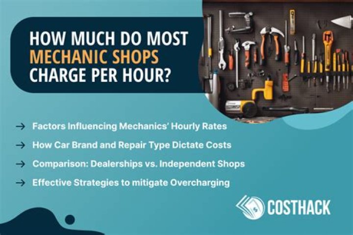 How much do most mechanics charge per hour?