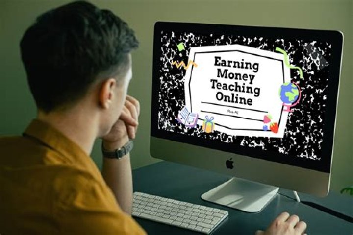 How much do online part time teachers make?