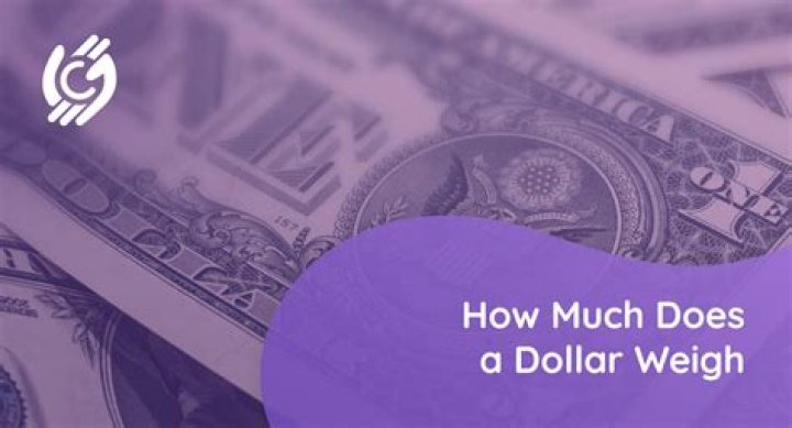 How much does a counterfeit bill weigh?