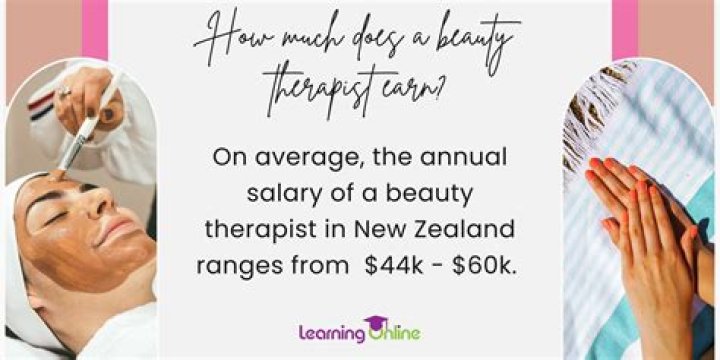 How much does a fully qualified beauty therapist earn?