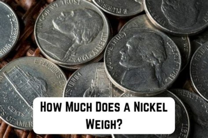 How much does a nickel five cents weigh?