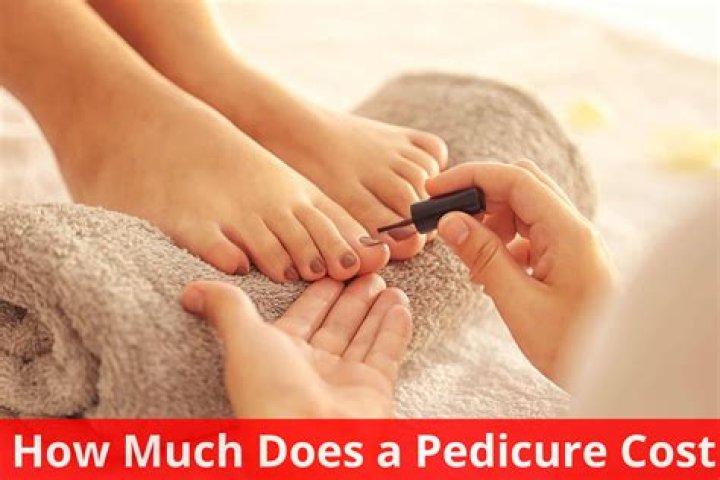 How much does a professional pedicure cost?