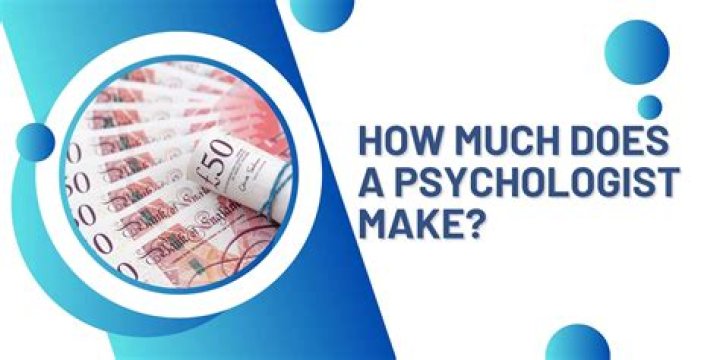 How much does a psychologist earn yearly?