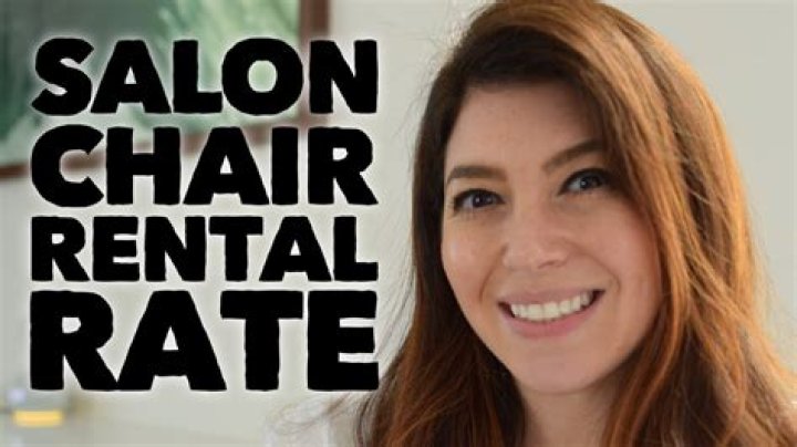 How much does it cost to rent a chair in a salon UK?