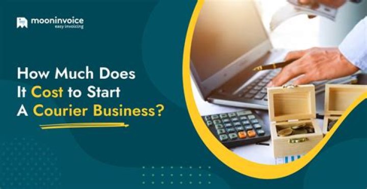 How much does it cost to start a courier business?
