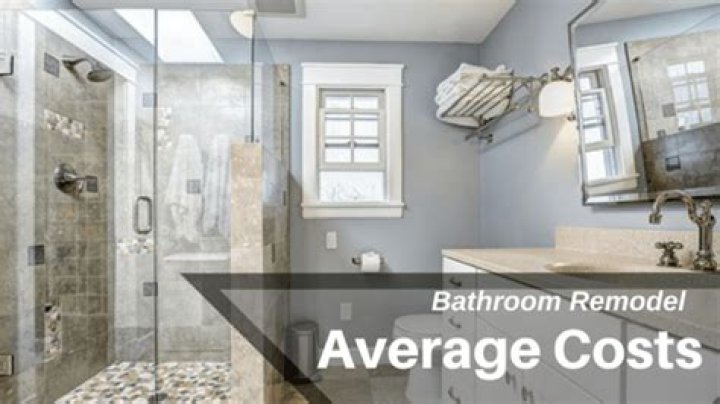 How much does it cost to update a bathroom?