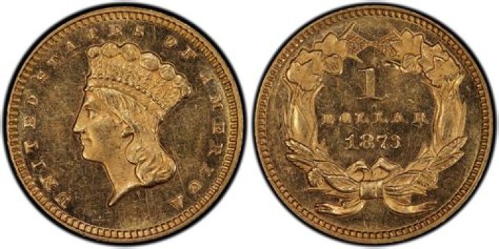How much is a 1873 gold coin worth?