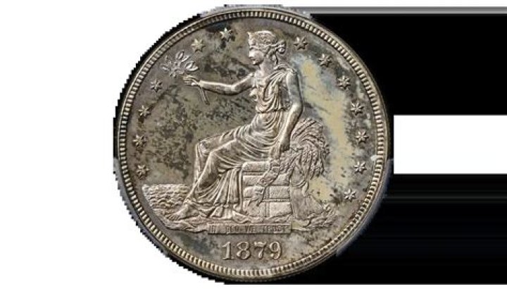 How much is a 1879 silver coin worth?