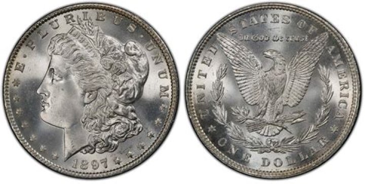 How much is a 1897 Morgan silver dollar worth?