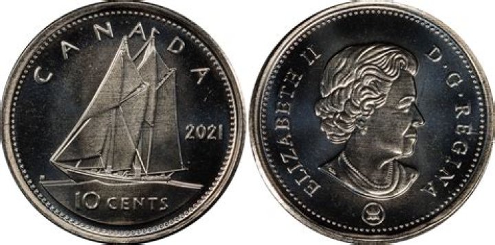 How much is a 1920 Canadian ten cent worth?