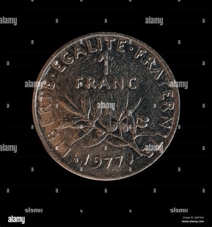 How much is a 1932 1 franc coin worth?