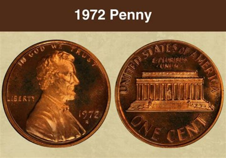 How much is a 1972 gold penny worth?