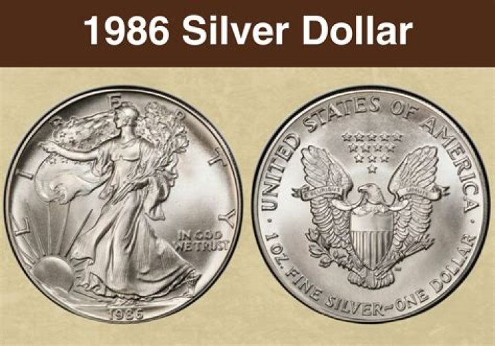How much is a 1986 fine silver dollar worth?