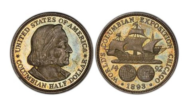 How much is a Columbian Exposition coin worth?