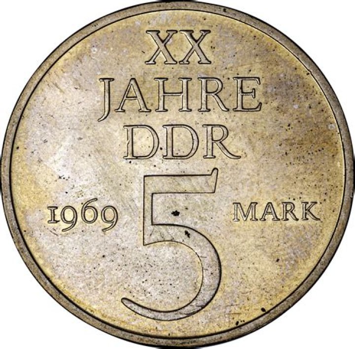 How much is a German 5 mark coin worth?