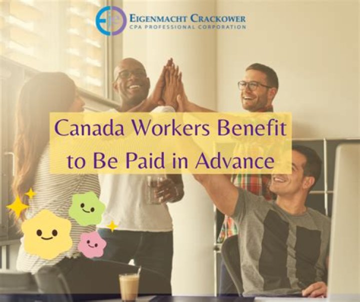 How much is Canada Workers Benefit advance payment?