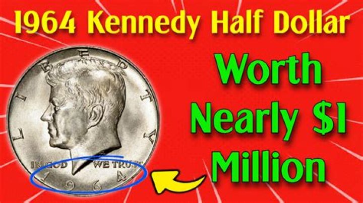 How much is the 1964 Kennedy half dollar worth?