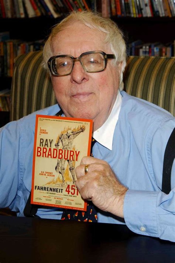 How old was Ray Bradbury when he wrote his first book?