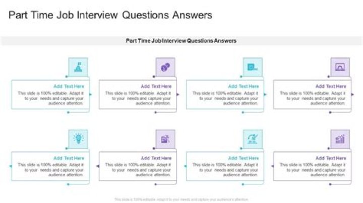 How to answer part time job interview questions?