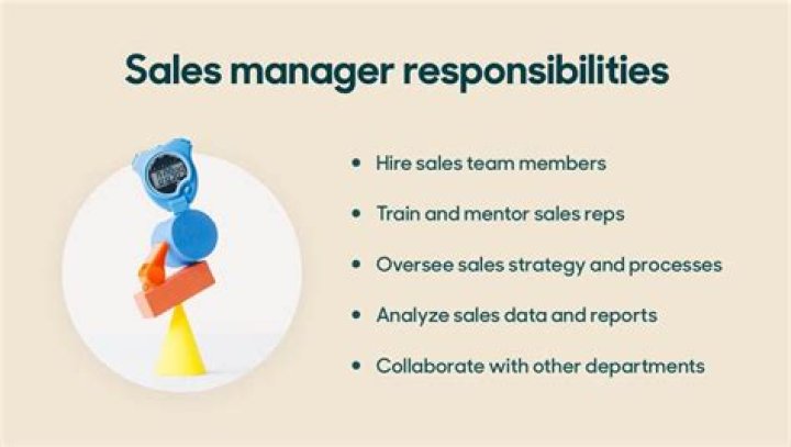 How would you describe the role of a sales manager?